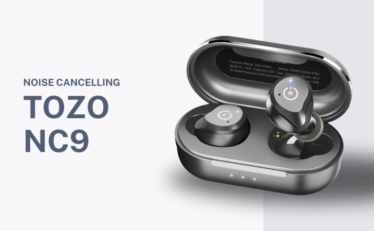 TOZO NC9 Hybrid Active Noise Cancelling Wireless