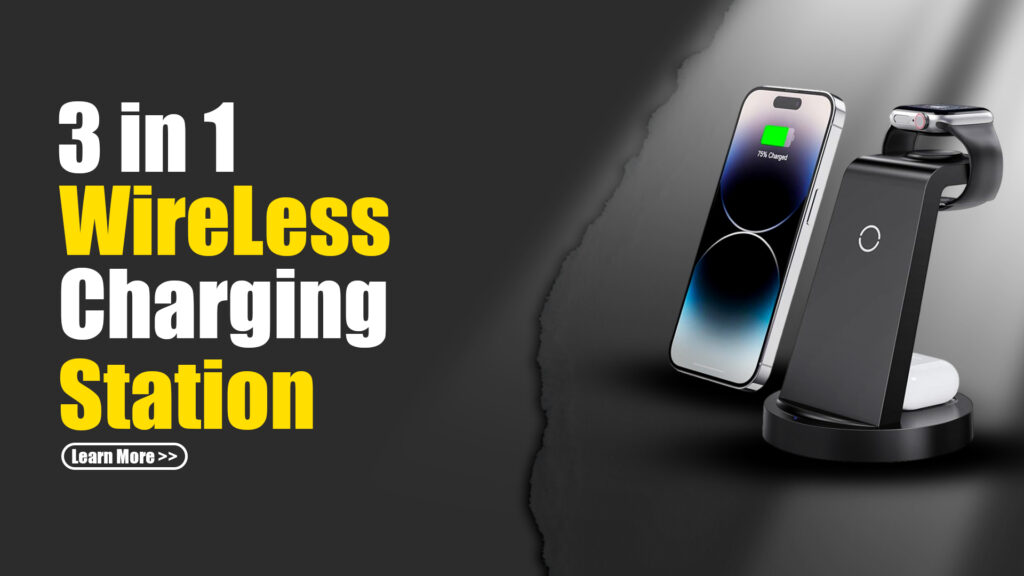 3 in 1 wireless Charging Station for iPhone